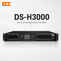 Amplificateur de puissance audio professionnel 3000W double canal avec mode pont et protection contre la surchauffe