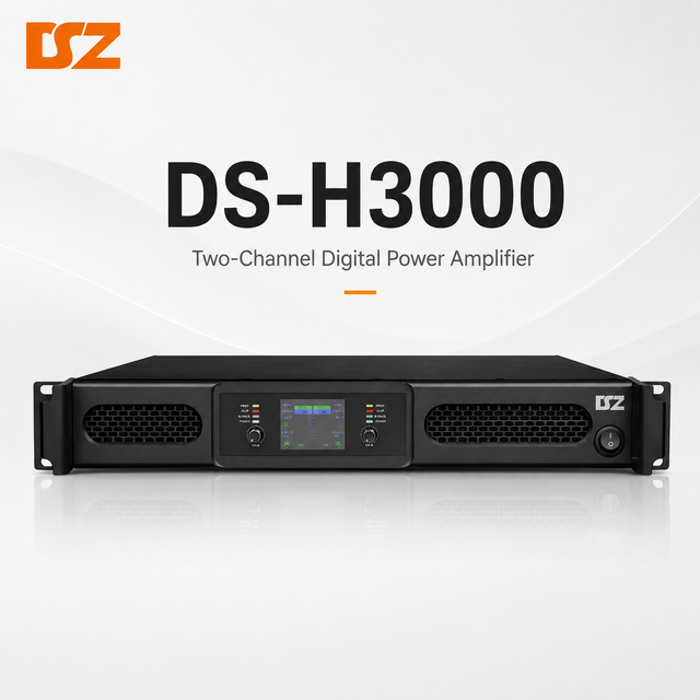 Professional Audio Power Amplifier 3000W Dual Channel with Bridge Mode and Overheat Protection