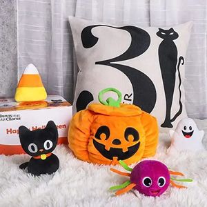 Custom My First Halloween Pumpkin <strong>Toys</strong> Stuffed Pumpkin Plush Cat <strong>Spider</strong> <strong>Ghost</strong> Candy Corn for Baby Girls Boys - Product Image 5