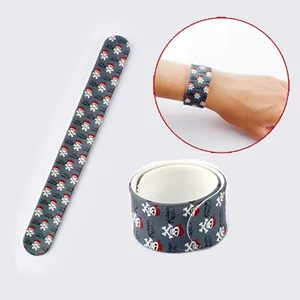 Promotional Funny Slap Wrist Band Custom Silicone Slap Bracelet