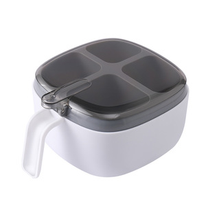 Caja de Almacenamiento de Especias y Condimentos de Plástico PP de Grado Alimenticio, Estilo Nórdico, 4 Piezas, Organizador de Especias Popular, Venta al Por Mayor - Product Image 5