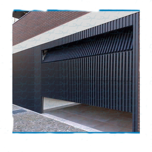 Porta del <span class=keywords><strong>Garage</strong></span> Moderna Porte <span class=keywords><strong>Basculanti</strong></span> <span class=keywords><strong>per</strong></span> <span class=keywords><strong>Garage</strong></span> Porte Pieghevoli Verticali Nere con Rivestimento - Product Image 2