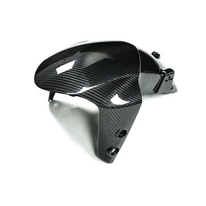 Guardabarros Delantero de Fibra de Carbono Seca 3K ZHONGHONG para Yamaha MT09 2024-2026, Superficie Brillante/Mate, Preperforado, Reemplazo Directo del Guardabarros OEM - Product Image 4