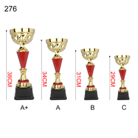 Copa de Trofeo a Precio de Fábrica para Eventos Deportivos, Premio de Metal Personalizado, Venta al por Mayor de Trofeos y Copas de Medallas de Fútbol en 3D Oro y Plata