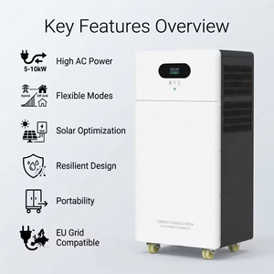 Sistema Solar Todo en Uno, Impermeable IP65, Fuera de la Red, Batería LiFePO4 de 51.2V 100Ah, 5kWh, Inversor Híbrido de 3kW, Residencial - Product Image 3