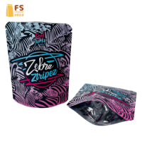 Sachet d'emballage alimentaire personnalisé imprimé, en aluminium, Mylar, pochette verticale MOPP VMPET PE avec fermeture éclair pour fruits, noix et aliments