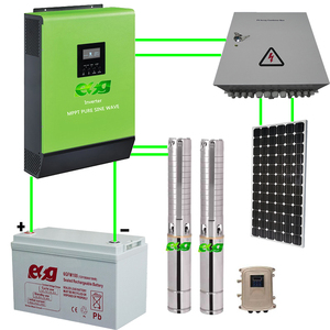 ソーラーパネルシステム1kw 2kw 3kw 5kw 7kw 10kw風力タービン発電機ホームオフグリッドハイブリッドシステム - Product Image 2