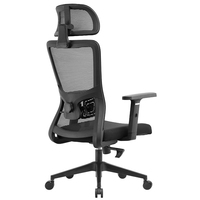 Fauteuil de Bureau Commercial de Haute Qualité Confortable avec Accoudoirs Relevables Appuie-tête Réglable, Massage et Roulettes en Nylon