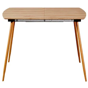Legno personalizzato all'ingrosso sala da pranzo mobili moderno ristorante cucina pieghevole rettangolo in legno Mdf tavolo da pranzo