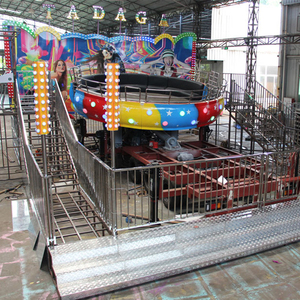 Manèges à sensations fortes : Machine <span class=keywords><strong>Tagada</strong></span> pour parcs d'attractions, 24 places, manèges Disco Turntable avec remorque à vendre - Product Image 4