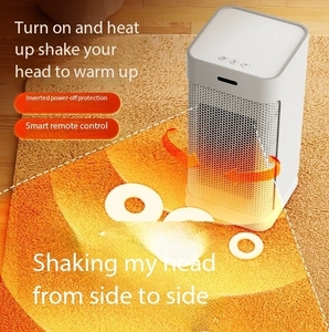 Nuevo Calefactor Eléctrico Oscilante de Escritorio con Suministro de Aire y Ventilador de Aire Caliente con Temporizador PTC, Calefacción Rápida para el Hogar, Pequeño, con Control Remoto - Product Image 3
