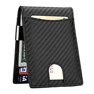 New Design Mini Men's Wallet RFID Blocking REACH Passed PU Custom Slim Men Wallet with High Quality