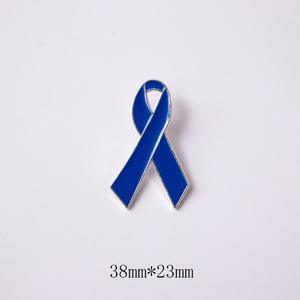 Usine Émail Bleu Ruban Pin <span class=keywords><strong>Prostate</strong></span> Colon <span class=keywords><strong>Cancer</strong></span> Sensibilisation Broche Broche Protéger Océan Badge Broches Gratitude Amour Épinglette - Product Image 5