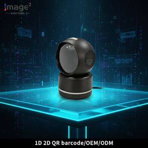 <span class=keywords><strong>Lecteur</strong></span> de codes-barres 2D de bureau omnidirectionnel, mains libres, filaire USB, grand <span class=keywords><strong>lecteur</strong></span> de codes-barres 1D/<span class=keywords><strong>QR</strong></span>, vitesse de lecture 2M/S, en stock - Product Image 2