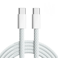Câble USB-C vers USB-C tressé en nylon 240W 5A à charge rapide, 2M, courant élevé, disponible en gros, personnalisable avec logo OEM, fournisseur de Shenzhen