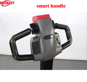 REDDOT Pequeño 1.4ton 1,8 Ton Eléctrico Walkie Pallet Stacker Carretilla elevadora con pierna ancha - Product Image 4