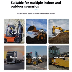 Xe nâng kỹ thuật xe chuyên dụng laser không dây chống nước 1080p Hệ thống giám sát <span class=keywords><strong>Camera</strong></span> độ nét cao khu vực mù - Product Image 4
