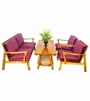 Design Holz Leinen Einzels ofa Möbel Set Couch Wohnzimmer Sofa