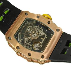 Reloj de Lujo con Movimiento Automático RM11-03 de Acero Inoxidable, Elegante Caja de Aleación Personalizada con Diamantes, Reloj de Pulsera Mecánico Analógico para Hombre - Product Image 4