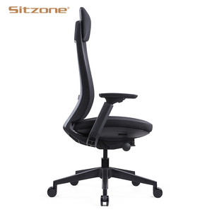 Chaises de bureau pivotantes en tissu de luxe Enova en gros, chaises de direction inclinables, chaises de bureau ergonomiques en maille, chaises ergonomiques - Product Image 4