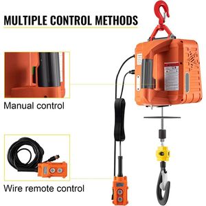 Polipasto Eléctrico 3 en 1, 1100 lb, Portátil, 1500W, 110V, Grúa Eléctrica - Product Image 4