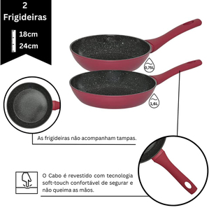 6 Piece Cooking Pots Glass Lids Bakelite Handles Dishwasher Oven Safe for Gas <b>Induction</b> Stoves Forged Ceramic <b>Cookware</b> <b>Set</b> - Product Image 4
