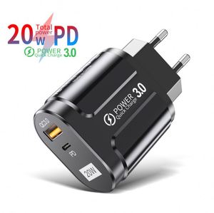 Tête de charge rapide PD20w pour de nombreux modèles de chargeurs de téléphone portable, norme européenne, norme américaine - Product Image 1