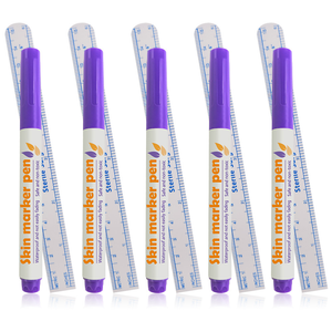 Pennarello Chirurgico per Tatuaggio Sopracciglia con Punta Singola 1.0mm Impermeabile con Righello di Misurazione - Product Image 3