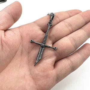 สร้อยคอคอสเพลย์ลายดาบหักจากภาพยนตร์อารากอนนาร์ซิลจี้พังก์สำหรับชายและหญิงของขวัญเครื่องประดับ - Product Image 4