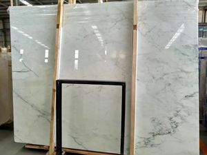 Lastra di Marmo Bianco Giada con Effetto Traslucido, Lucentezza Simile alla Nefrite per Pareti di Lusso e Banconi Reception - Product Image 1