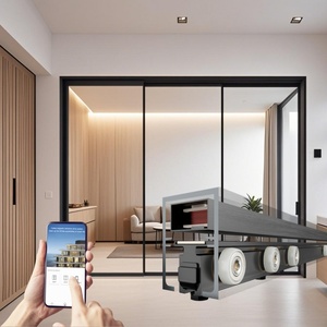 Không có đáy theo dõi điện hệ thống cửa trượt đóng cửa kính thiên văn tự động cảm biến cửa tuyến tính ổ đĩa từ tính tự động vận hành cửa - Product Image 1