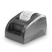 Nouveau Design 2025 – Sortie d'Usine – Imprimante Thermique Noire POS58B 58MM USB pour Factures 2 Pouces