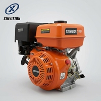 Moteur à essence robuste 188F 389cc 13 CV, 4 temps OHV à arbre horizontal renforcé pour motoculteur et fourniture OEM