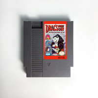 Boîtier de cartouche de jeu rétro, anglais, 72 broches, OEM ODM, matériau ABS durable, certifié FCC, compatible avec le modèle Nintendo