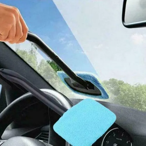 Microfiber Windshield Clean Auto Car Wiper Long Handle Window Cleaner Tool Window Blind Cleaner Brush Glass