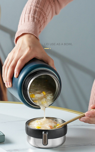 Caja de almacenamiento de alimentos de cocina Caja de almuerzo de acero inoxidable 316 Caja de almuerzo para llevar Juego de contenedores - Product Image 5