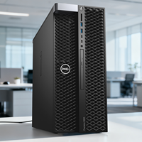 Nouvelle station de travail de précision T5820 5820 avec processeur W-2223 / W2195, 8 Go de RAM, 2 To de stockage pour ordinateurs de bureau tour