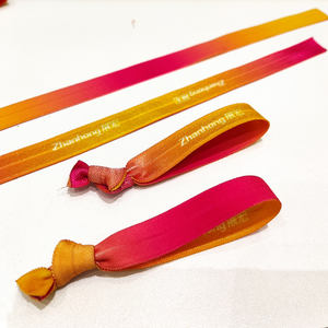 สายคล้องคอแบบยืดพิมพ์ลายตามสั่ง ที่รัดผมแบบซับลิเมชั่น สายรัดข้อมือ และผ้าพันข้อมือพร้อมโลโก้สั่งทำ สายรัดข้อมือสำหรับโปรโมชั่น - Product Image 2