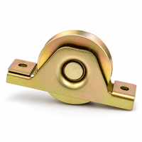Galet de guidage industriel en forme de U/V pour porte coulissante, roue inférieure à câble, rouleau de charge unique, chariot de guidage sur rail