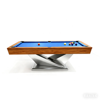 Table de billard en bois massif 8ft 9ft, table de billard professionnelle, snooker et billard, billard de tournoi commercial pour la maison et le club