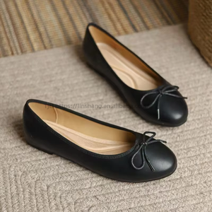 Monthly Sales of 20,000 Pairs Custom Factory Single <b>Shoes</b> Pointed Casual Flat Women's <b>Shoes</b> - Product Image 2