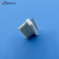 Conector de Montaje en Placa de Latón de 9 Pines con Paso de 2.54mm 2510-9A para PCB IP67 DC Recto Vertical Macho