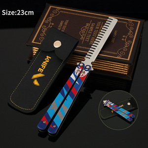 <span class=keywords><strong>Precio</strong></span> de fábrica <span class=keywords><strong>Valorant</strong></span> Fearless Contract Night Dew Comb Mano 23CM <span class=keywords><strong>Cuchillo</strong></span> Peine Modelo Aleación Juguete - Product Image 4