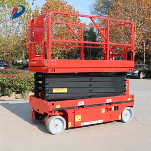 Elevador de tijera de servicio pesado CE, mesa elevadora de batería de litio, compra a granel, carro de plataforma aérea propulsado hidráulico de 500/600kg - Product Image 4