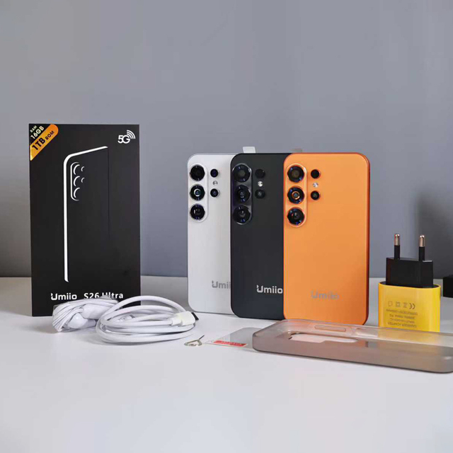 Original Unlocked Brand New Android Minin Smart Phone S26 Ultra 3G Cellphone HD Screen Dual SIM In-Screen Type-C Cellphone