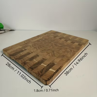Tabla de cortar de madera natural, tabla de madera creativa para barbacoa, camping, presentación de filetes, tabla de cortar de madera de teca