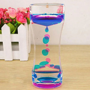 Fabrika doğrudan fiyat sıvı zamanlayıcı duyusal hareket görsel kabarcık kum saati yerçekimi bilim sıvı hareket zamanlayıcı - Product Image 1