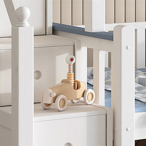 Новый дизайн двухъярусная кровать высокого качества для детей новая двухъярусная кровать для детей Chit кровати детская мебель двойная - Product Image 6