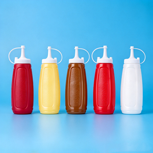 Food Grade Plastic Sauce Ketchup Bottle Different Sizes <b>for</b> Convenient Use in <b>Kitchen</b> Canteen Cake Tool - Product Image 6