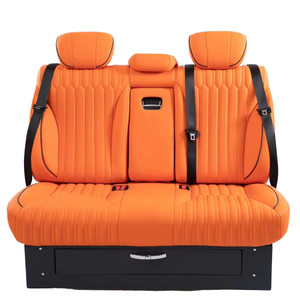 Sièges de voiture en cuir aérodynamique multifonctionnels personnalisables avec tiroir et canapé-<span class=keywords><strong>lit</strong></span> à commande tactile, modifiés <span class=keywords><strong>pour</strong></span> un confort optimal - Product Image 2